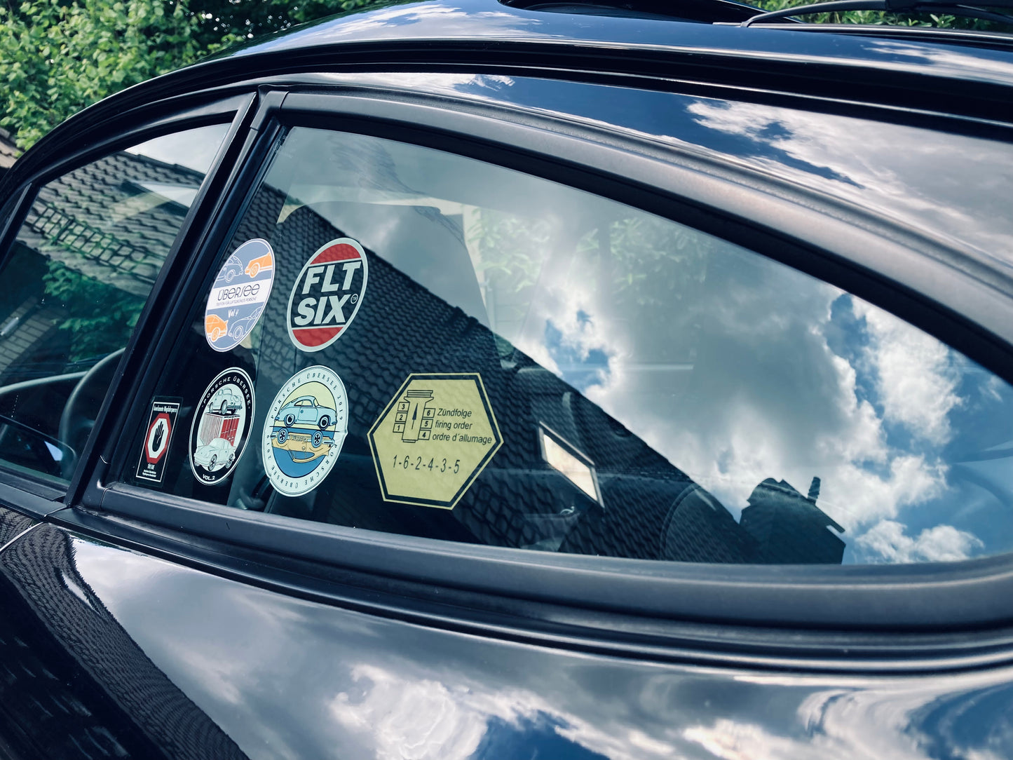 Outlaw Side Window Decal  "Firing Order"