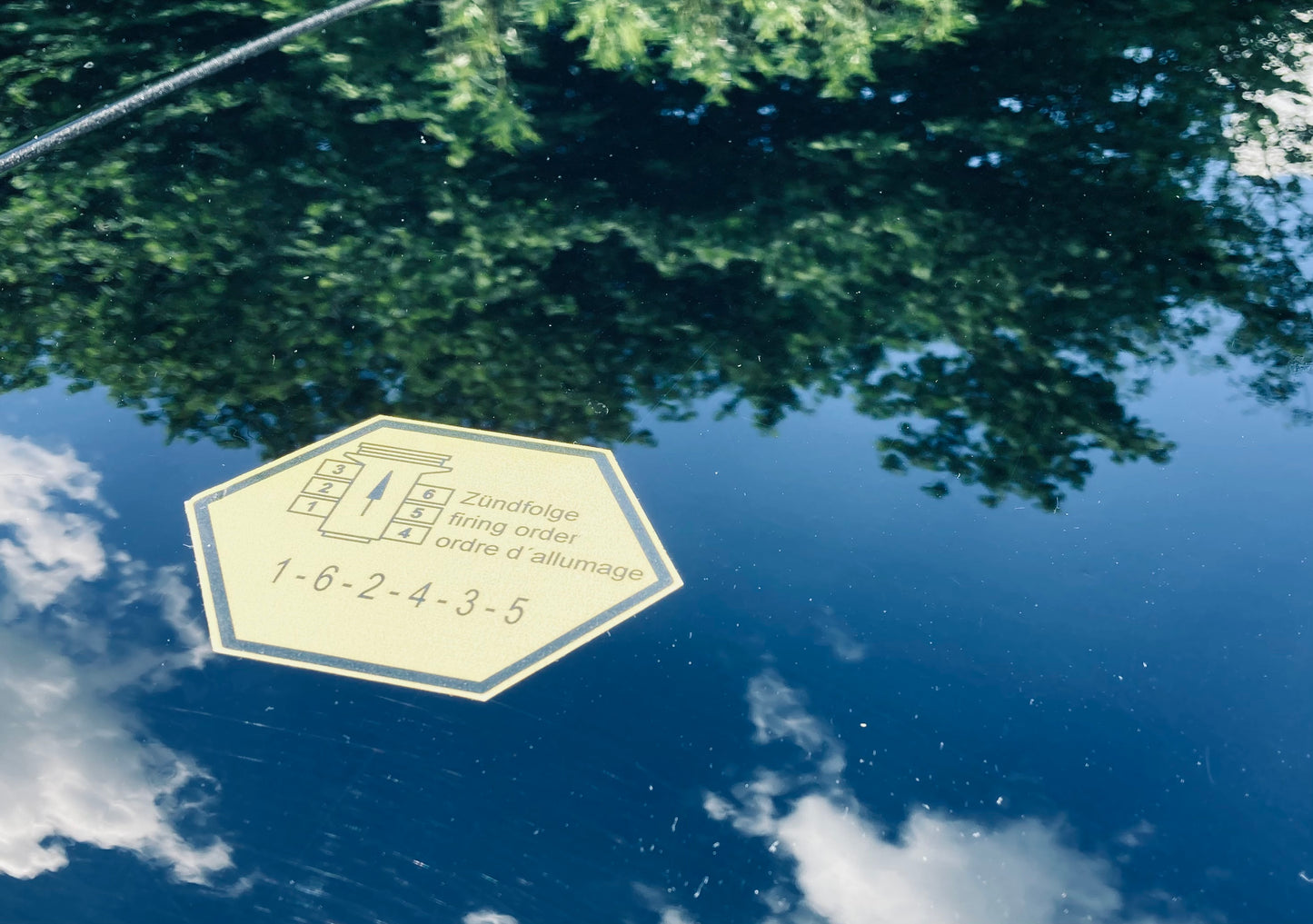 Outlaw Side Window Decal  "Firing Order"