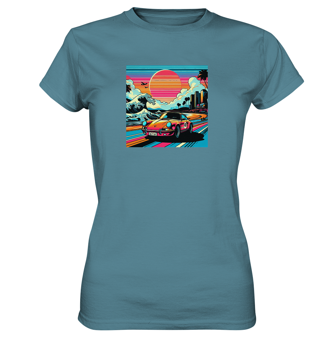 California Backdate  - Ladies Premium Shirt