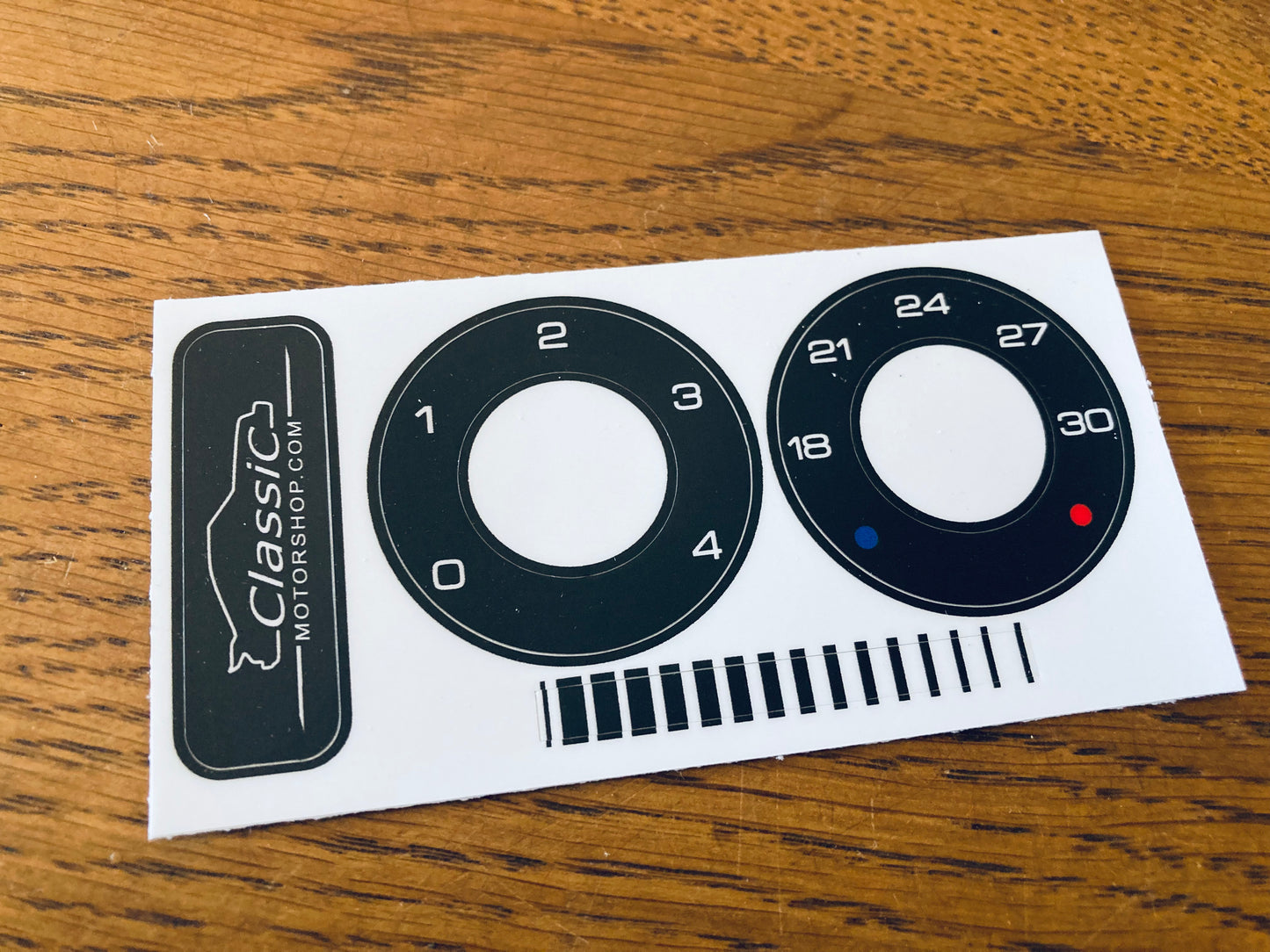 Temperatur und Lüfter Aufkleber für Klimasteuergerät 993, 964