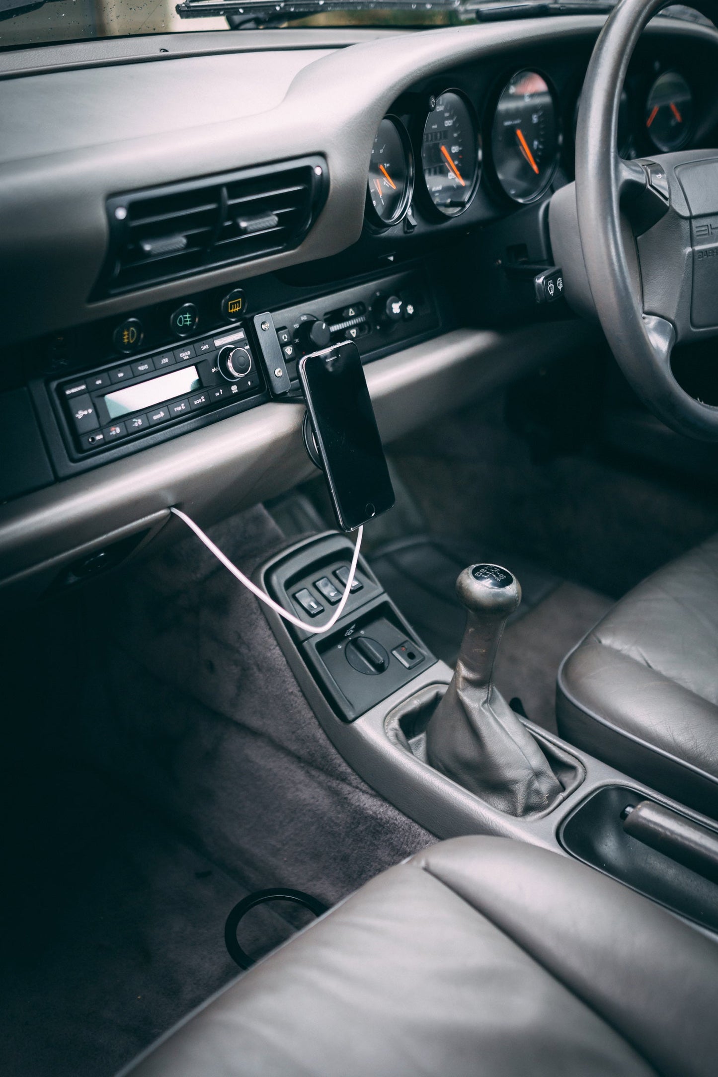 Porsche Set #3 - Handyhalterung, Cupholder, Poliertuch, Microfasertuch